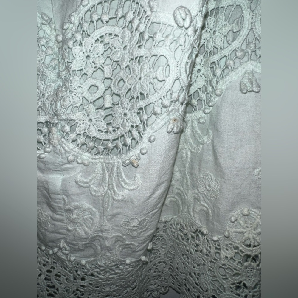 Mint Open Back Lace Dress - Picture 6 of 11